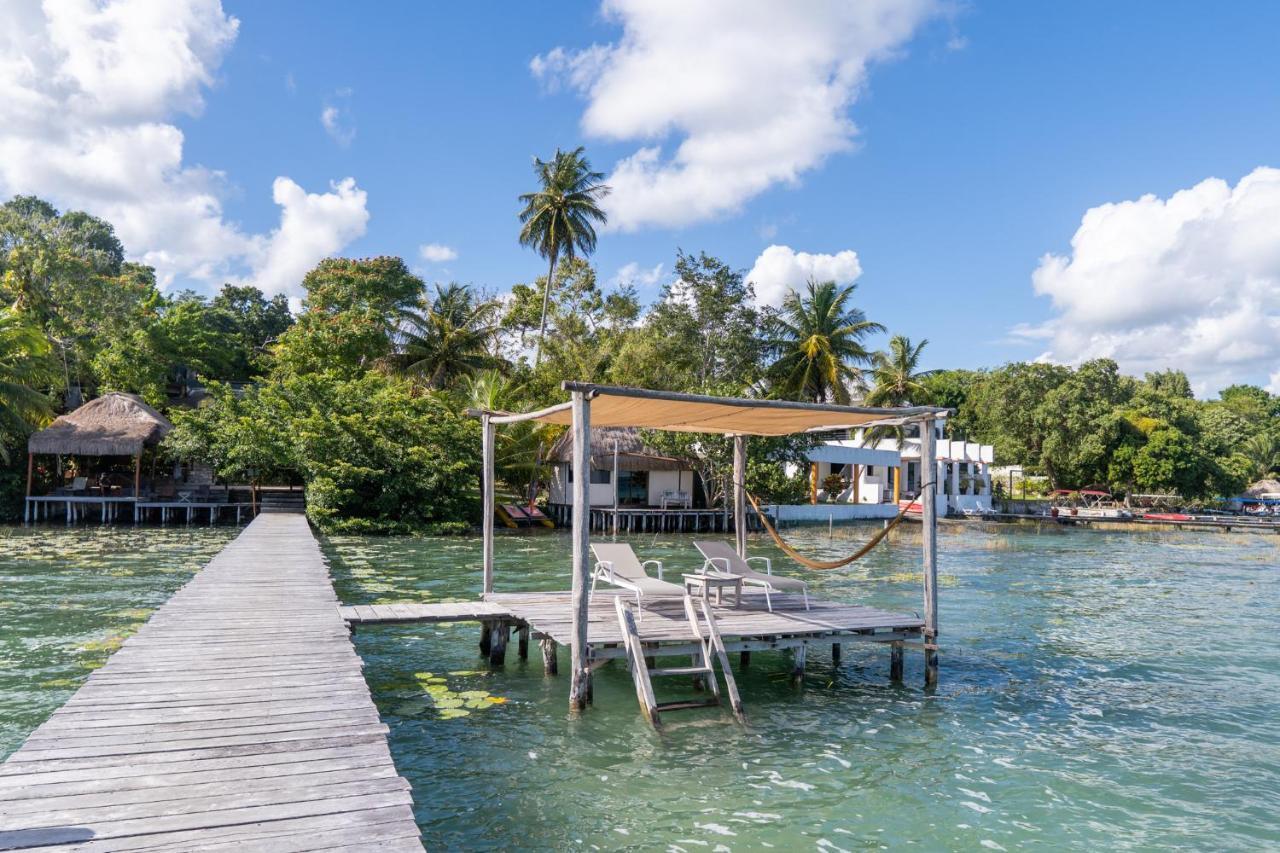 Lagoon Front Hut: Daily Cleaning, Bikes & Kayaks! Bacalar Eksteriør billede