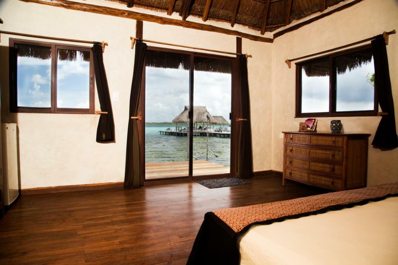 Lagoon Front Hut: Daily Cleaning, Bikes & Kayaks! Bacalar Eksteriør billede